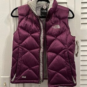 The North Face 550 down vest.  Excellent condition!